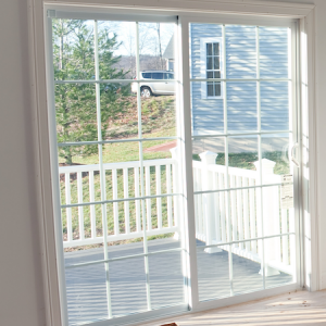 how to fix a sticking sliding glass door