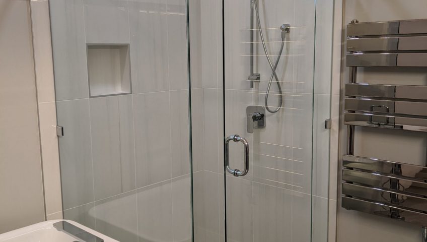 how to clean a glass shower